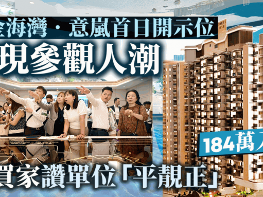 黃金海灣．意嵐首日開示位 屢現參觀人潮 184萬入場 外區客大讚「平靚正」