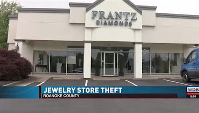 WATCH: Video shows Roanoke County jewelry store burglary; thief sought