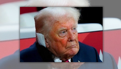 Fact Check: Photo of Trump with Ear Bandaged Was Digitally Altered to Make Him Appear Older