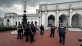 Tuberville blasts pro-Palestinian protestors for taking down US flag near Capitol