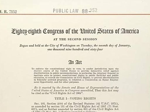 Read the Civil Rights Act of 1964 on the 60th anniversary