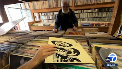 Melrose Avenue record shop celebrates vinyl albums, takes music collectors on a journey through time