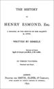 Die Geschichte des Henry Esmond, eines Obersten im Dienste ihrer Majestät Königin Anne, aufgezeichnet von ihm selbst