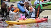 Nearly 350 launch from South Mills in Paddle for the Border