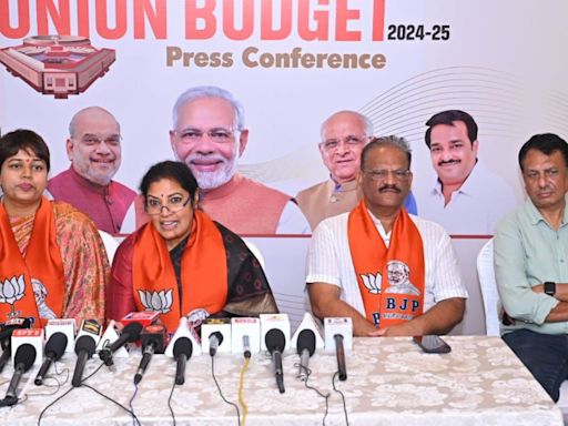 In Gujarat, Andhra MP Daggubatti Purandeswari bats for Budget, says ‘must appreciate what it is giving salaried class’