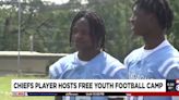 Chiefs LB Darius Harris offers free football camp for kids