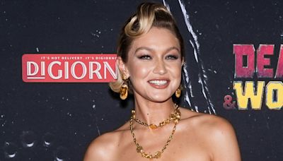 Gigi Hadid wore just about every Y2K trend in one outfit at the Deadpool premiere