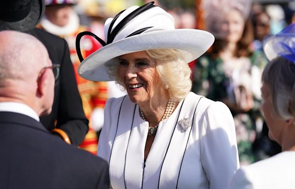 Queen Camilla Honors Queen Elizabeth II With Garden Party Accessory