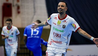 Atlântico goleia Brasília e volta a vencer na Liga Nacional de Futsal | Passo Fundo