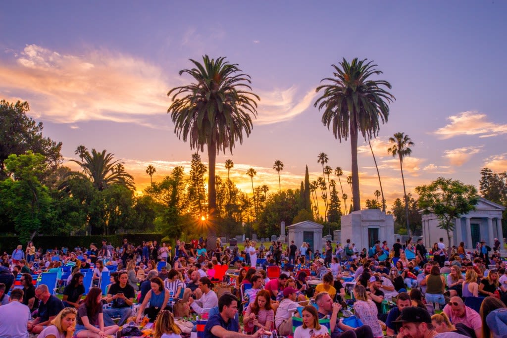 Cinespia’s lineup adds a slumber party, celebrity hang at Hollywood Forever Cemetery