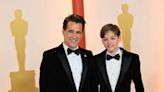 Colin Farrell and son Henry, 13, twin in matching tuxedos at Oscars