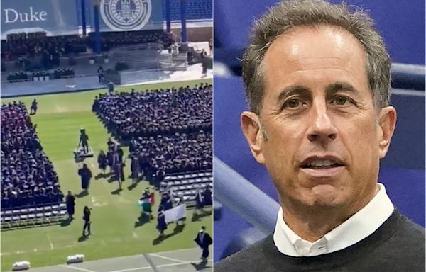 Students walk out on Jerry Seinfeld’s speech as commencement ceremonies disrupted around the country