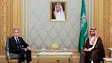 Blinken, Saudi crown prince discuss achieving peace, security in Gaza, US says