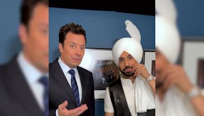 Crazy Viral - Diljit Dosanjh Teaches Punjabi To Jimmy Fallon: "Punjabi Aa Gaye Oye". Watch