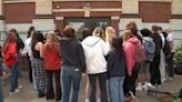 Newberg High School students walk out in protest after district announces $3.7M budget shortfall
