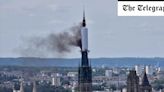 Watch: Rouen cathedral catches fire