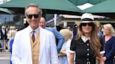 Richard E. Grant and Jemima Khan dress to impress at Wimbledon