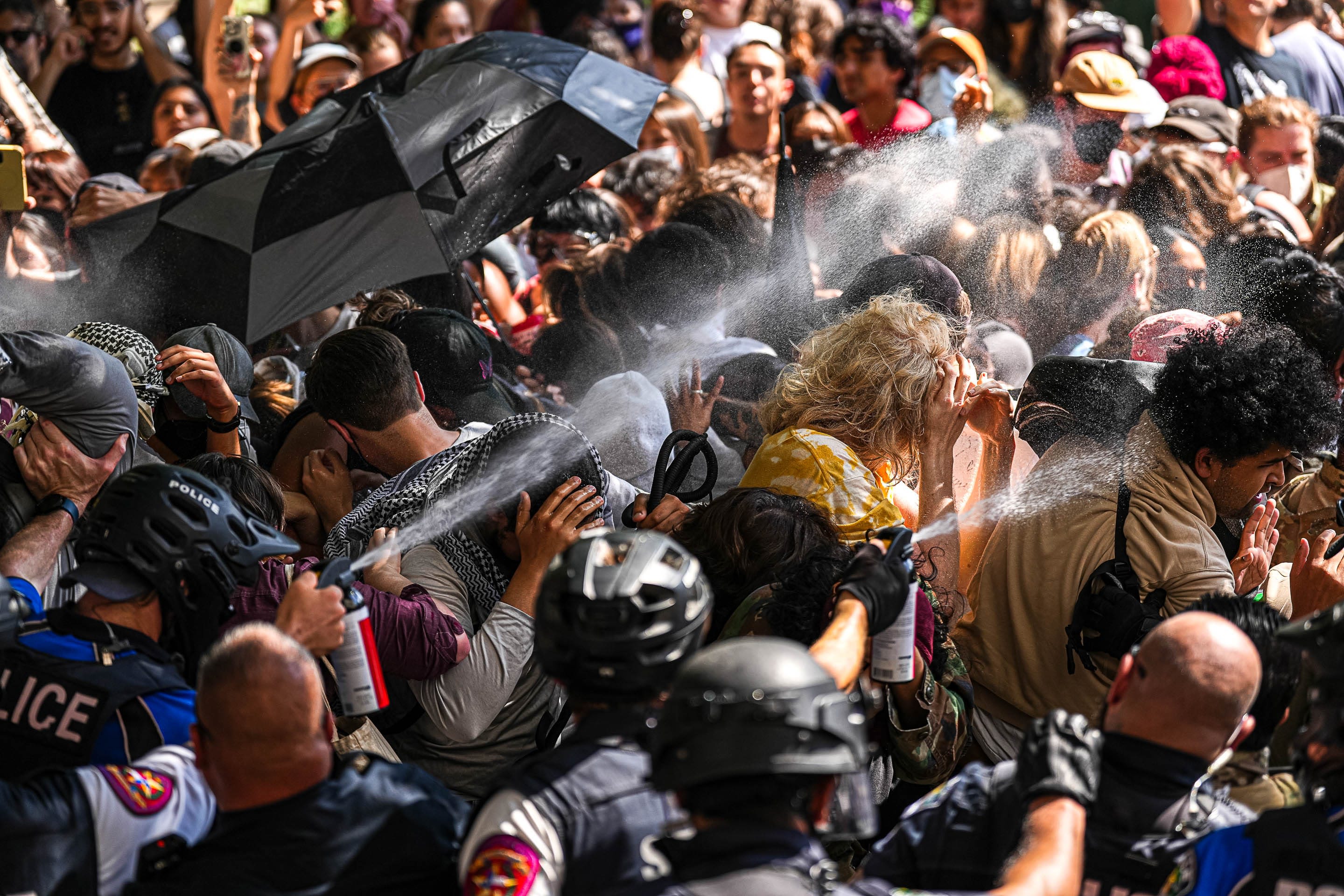 Political response to pro-Palestinian protests at UT Austin falls along party lines