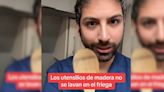 Un farmacéutico explica por qué nunca debes lavar los utensilios de cocina de madera en el lavavajillas: “Si tienes utensilios de madera, no los metas en el friega”