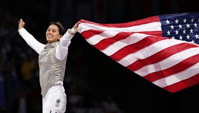 Paris 2024 Olympics: Fencer on fire Lee Kiefer matches Grand Palais grace with Olympic title defence