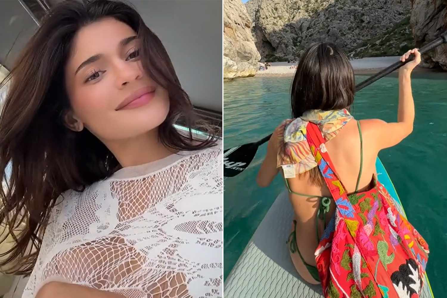 Kendall and Kylie Jenner Share a Video of Their 'Sister Adventures' as They Go Paddleboarding in Spain