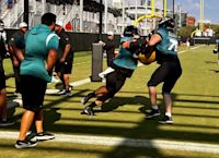 Jacksonville Jaguars training camp report: Which tight end sustained a gruesome injury?
