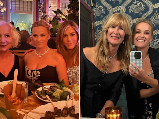 Reese Witherspoon Shares Inside Glimpse of Her ‘Girls' Night at the Emmys’ with Jennifer Aniston, Laura Dern