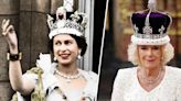 Camilla wears the same 26-diamond necklace Queen Elizabeth wore to her coronation