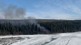 Douglas C-54 plane with 2 people on board crashes into river outside Fairbanks, Alaska