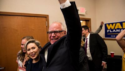 Who is Tim Walz's wife?