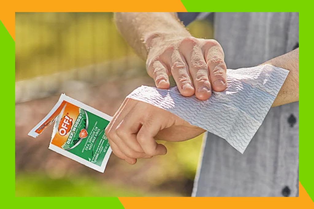 These mosquito-repellent wipes are a bug season bestseller, and they’re on sale today on Amazon