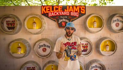 Travis Kelce, Lil Wayne, 2 Chainz Perform ‘Duffle Bag,’ Throw Massive Outdoor Party at Kelce Jam