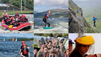 Thousands of Scouts from across the world gather for Red Rose