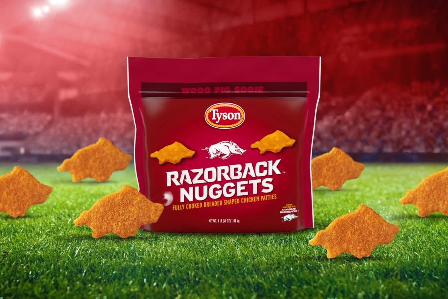 Wooo Pig Nuggets? Tyson Foods announces new Razorback chicken nuggets