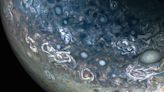 Breathtaking Majesty: NASA’s Juno Captures Jupiter’s Colorful Chaos in Stunning Detail