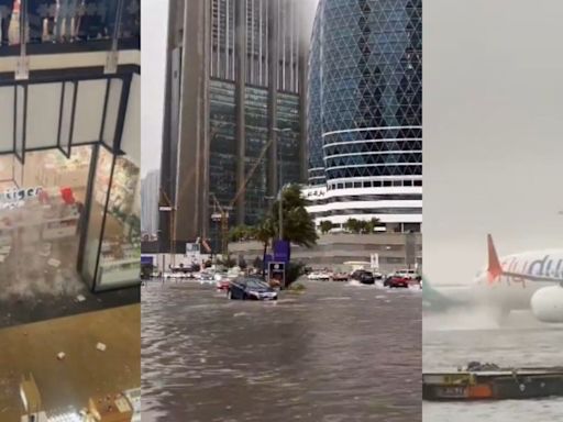 Los impactantes videos de las tormentas en Dubai que alertan al mundo