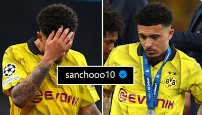 Jadon Sancho hints that a decision has been made on his Man Utd future in rare social media post