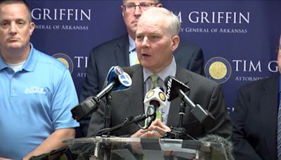 Arkansas Attorney General Tim Griffin announces recent arrests, successes of retail organized crime alliance