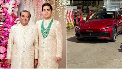 'No seat belt', Akash Ambani spotted driving Rs 10.5 crore Ferrari, internet reacts