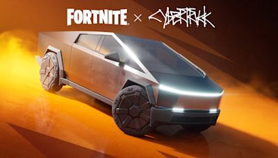 Fortnite is adding the Tesla Cybertruck tomorrow