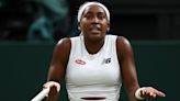 Coco Gauff lambasts her box in Wimbledon defeat as Navarro blows draw wide open