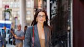 Bella Hadid's Sheer Top Added Major Spice to Her Business-Ready Blazer Set