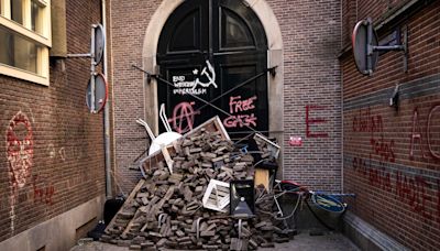 Detenidas 32 personas en Ámsterdam en el desalojo de protesta contra la guerra en Gaza