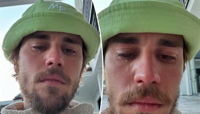 Justin Bieber sparks fans’ concern as he breaks down in tears in Instagram snaps