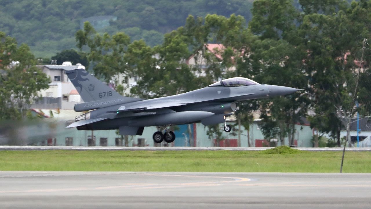 Taiwan's air force cancels drills as typhoon approaches. Naval and land exercises to continue