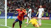 El gol de Nico Williams con el que España se adelantó a Inglaterra en la final de la Eurocopa