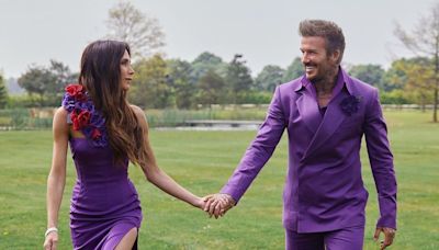 Victoria et David Beckham célèbrent leurs 25 ans de mariage dans leurs tenues mauves iconiques