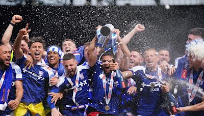 Ipswich Town promoted to Premier League for first time in 22 years