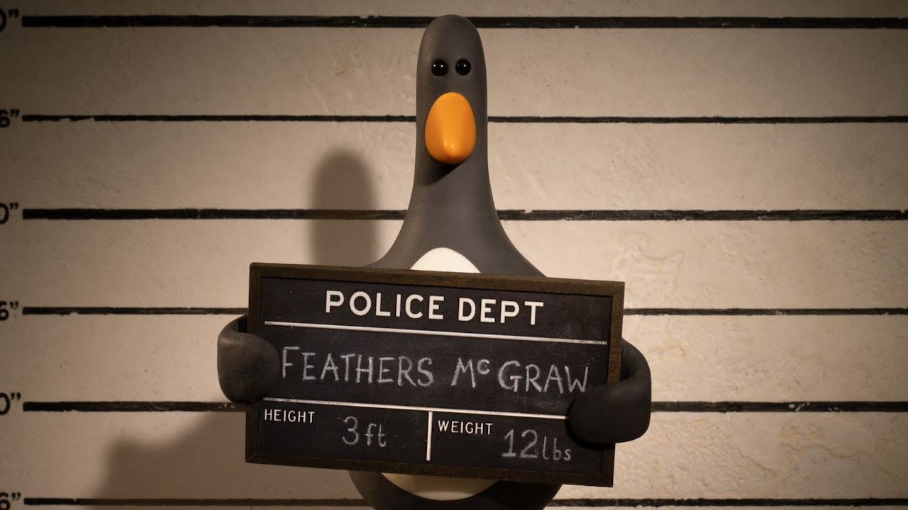 Aardman Fans Celebrate Return of Feathers McGraw in Wallace & Gromit: Vengeance Most Fowl - IGN