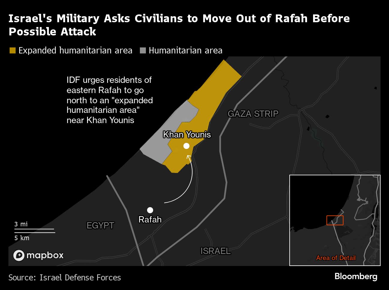 Israel Tells Civilians to Leave Rafah as It Weighs Attack